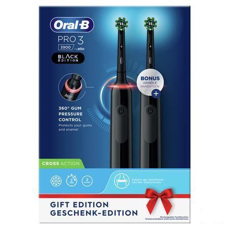 Oral-B Pro3 3900 Duo Black Eb50Brb+Eb50Brb Box