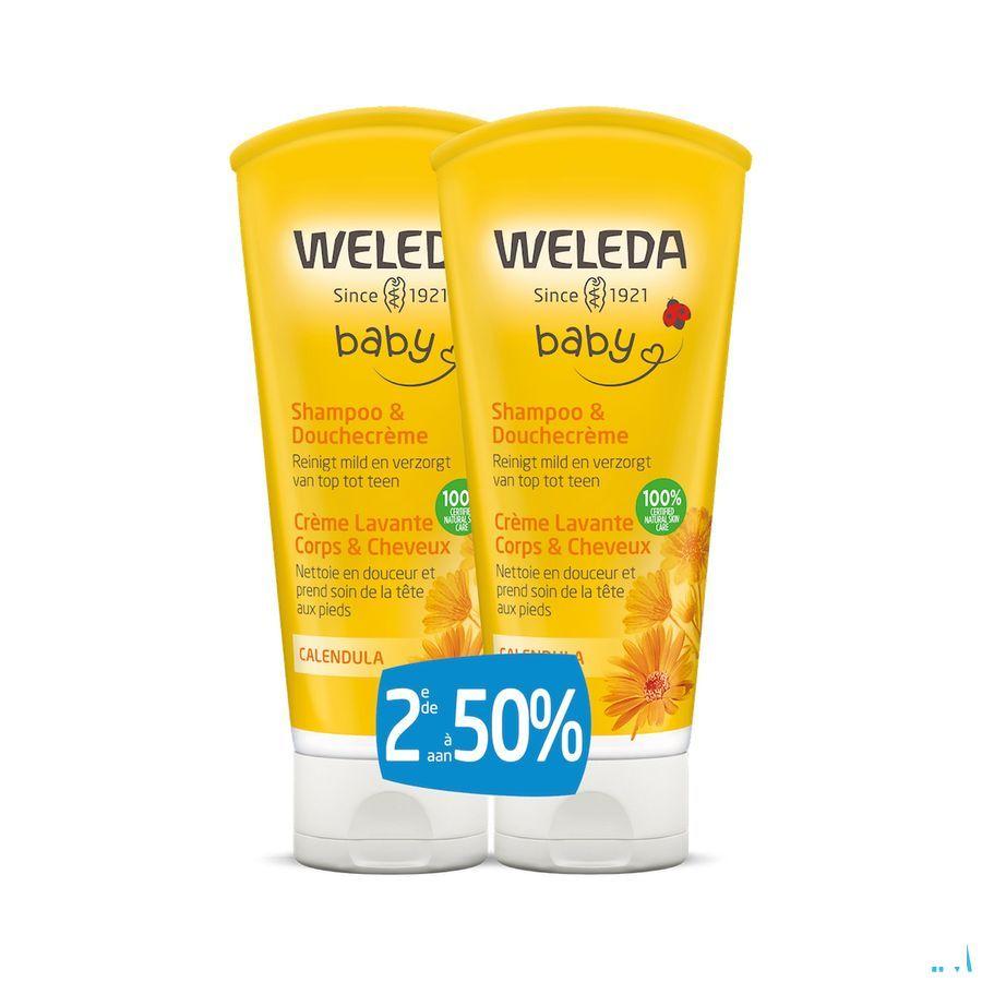 Weleda Calendula Shampoo & Douchecreme Duo 2x200 ml  -  Weleda