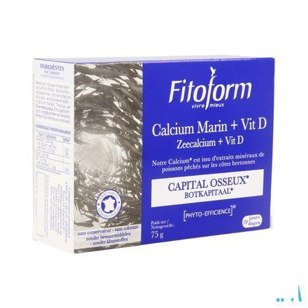 Calcium Marin Comprimes 60 Fitoform  -  Bioholistic Diffusion