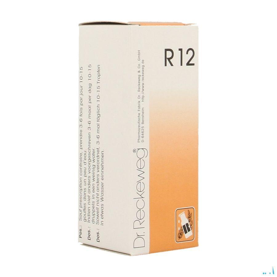 Reckeweg Dr. R12 Druppels 50 ml  -  Nut-Hom-Phyt