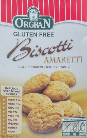 Orgran Biscotti Amareto 150 gr 4191  -  Revogan