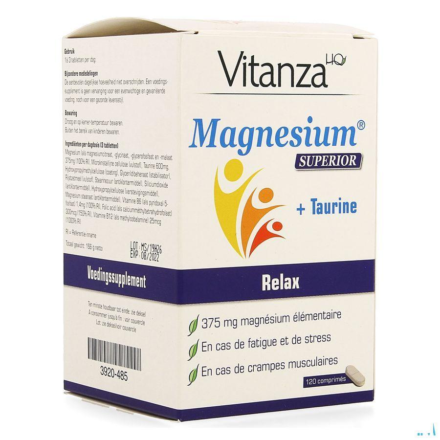 Vitanza Hq Magnesium Superior Comprimes 120  -  Yvb