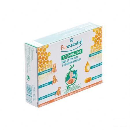 Puressentiel Ademhaling Pastillen 3 Honing 24  -  Puressentiel