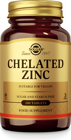 Solgar Chelated Zinc Comprimes 100  -  Solgar Vitamins
