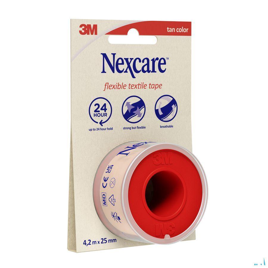 Nexcare 3M Textile Flexibele Tape 4,2m x 25mm Nt04-2