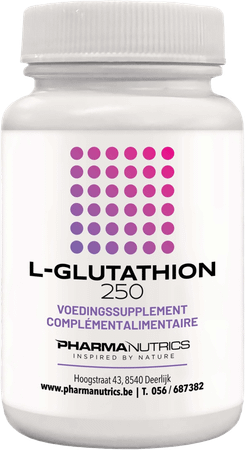 L Glutathion 250 V-Capsule 60 Pharmanutrics  -  Pharmanutrics
