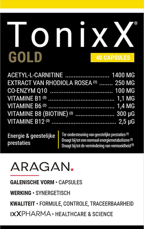 Tonixx gold Caps 40