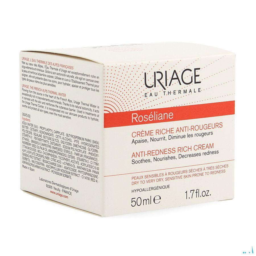 Uriage Roseliane Creme Rijk Anti roodheid Pot 50 ml