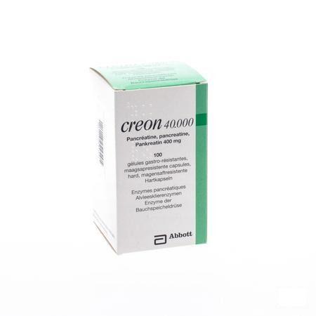 Creon 40000 Capsule Maagsapresist Hard 100 X 400 mg