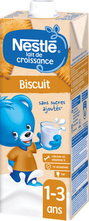 Nestle Lait Croissance 1 + Biscuite Tetra 1l  -  Nestle