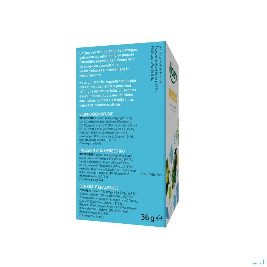 Biover Infusion Herbes Bio A/Stress 20 x 1,8 gr