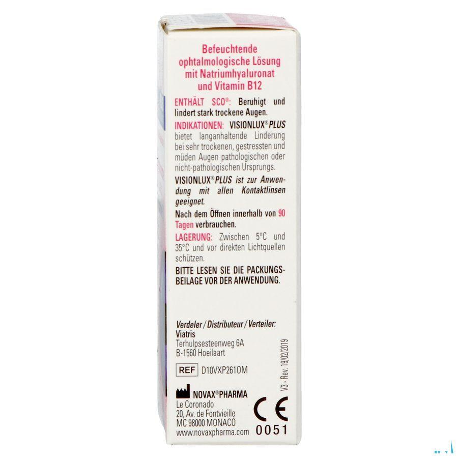 Visionlux Plus Oogdruppels Flacon 1 X 10 ml