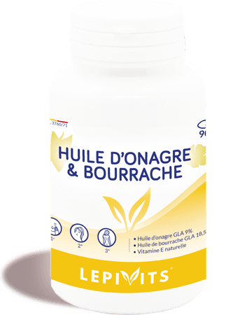 Lepivits Teunisbloem & Borageolie Bio Caps 90