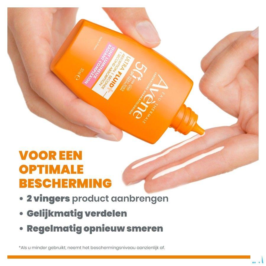 Avene Zon Spf50+ Ultra Fluid Eclat Radiance 50 ml