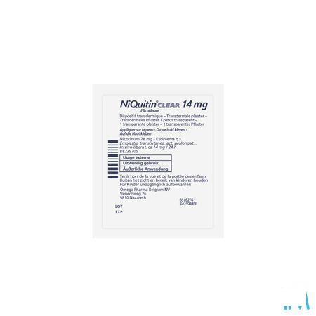 Niquitin Clear Patches 14 X 14 mg