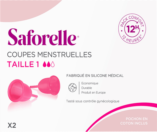 Saforelle Cup Protect Menstruatie Cups T1 Nieuw