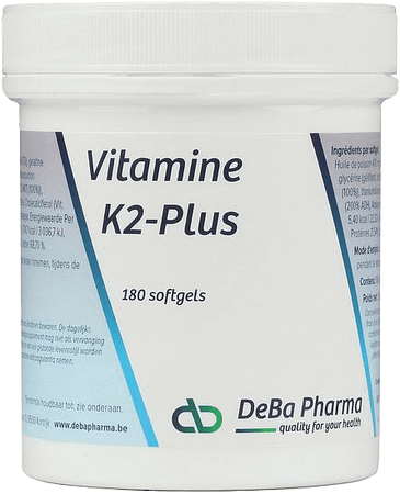K2-plus Softgels 180  -  Deba Pharma