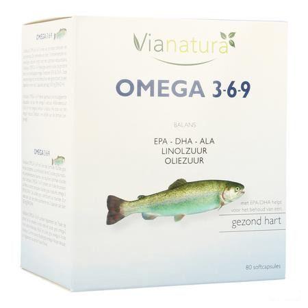 Via Natura Omega 3-6-9 SoftCapsule 80  -  Ocebio