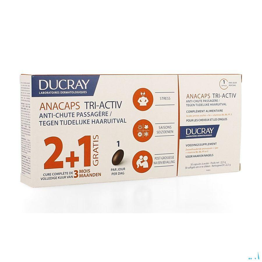 Ducray AnaCapsule Trio Tri-activ Capsule 3x30