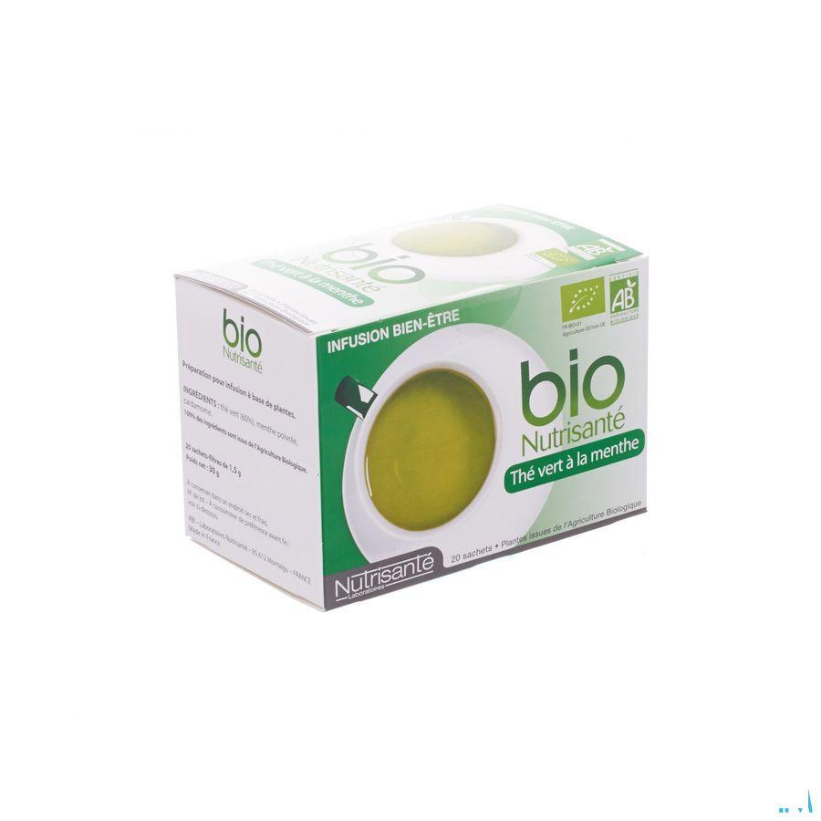 Infusion Bio The Vert-menthe Sachets 20  -  Nutrisante