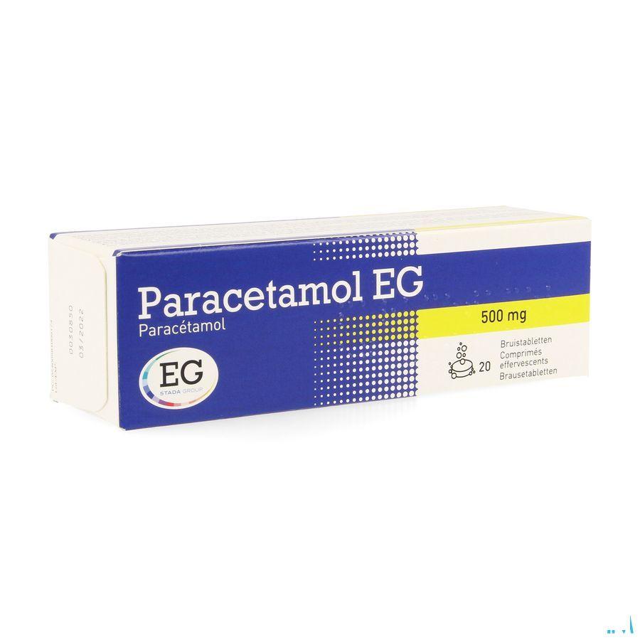 Paracetamol Eg 500  mg Bruistabl 20X500 mg  -  EG
