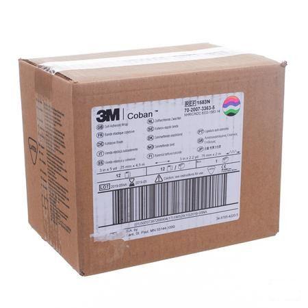 Coban Bandage El. Neon Roul. 7,5cmx4,57m 1 1583  -  3M
