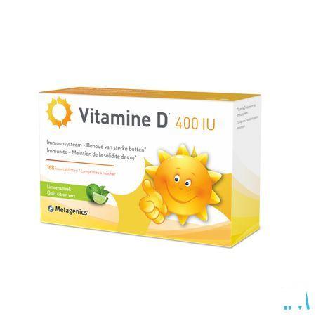 Vitamine D 400Ie Metagenics Kauwtabl 168