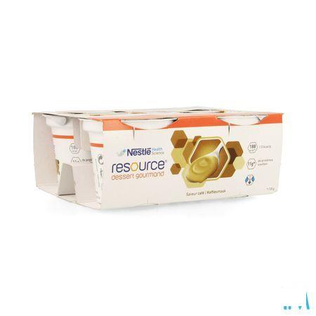 Resource Dessert Gourmand Cafe 4x125 gr  -  Nestle