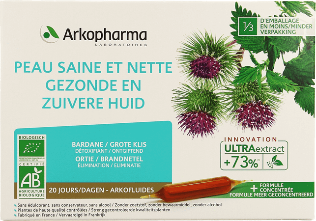 Arkofluide Grote Klis Brandnetel Ampullen 20x10 ml  -  Arkopharma