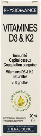 D3 K2 Flacon 20 Ml Physiomance PHY309  -  Therascience