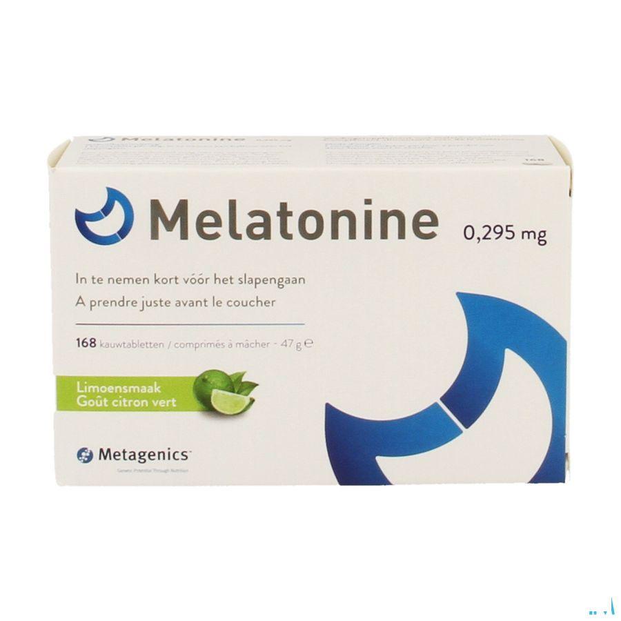 Melatonine 0,295 mg Kauwtabletten 168  -  Metagenics