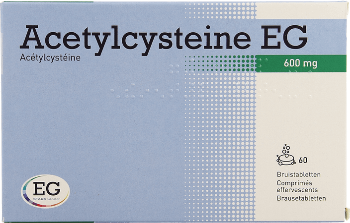 Acetylcysteine EG 600 mg Bruistabletten 60x600 mg  -  EG