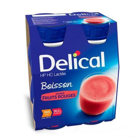 Delical Hphc 360 Rode Vruchten 4X200 ml  -  Bs Nutrition