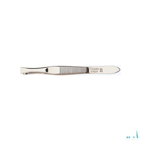 Nippes Pince Epiler Droite Large N38  -  Bomedys