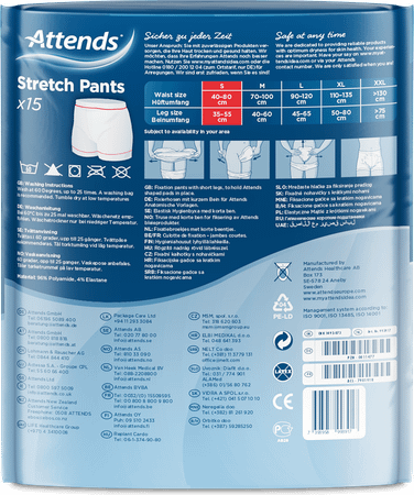 Attends Stretch Pant Small 15  -  Attends