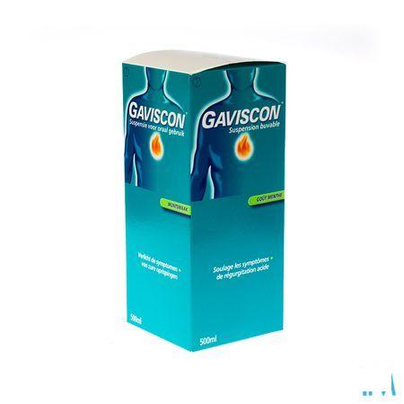 Gaviscon Menthe Munt Suspensie Drink 500 ml