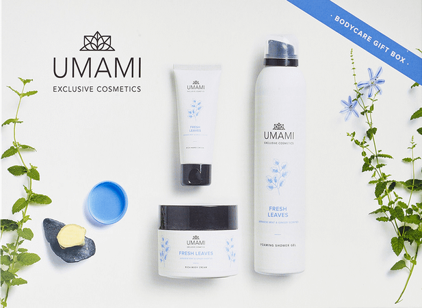 Umami Fresh Leaves Jap.Munt & Gember Set Body 500 ml