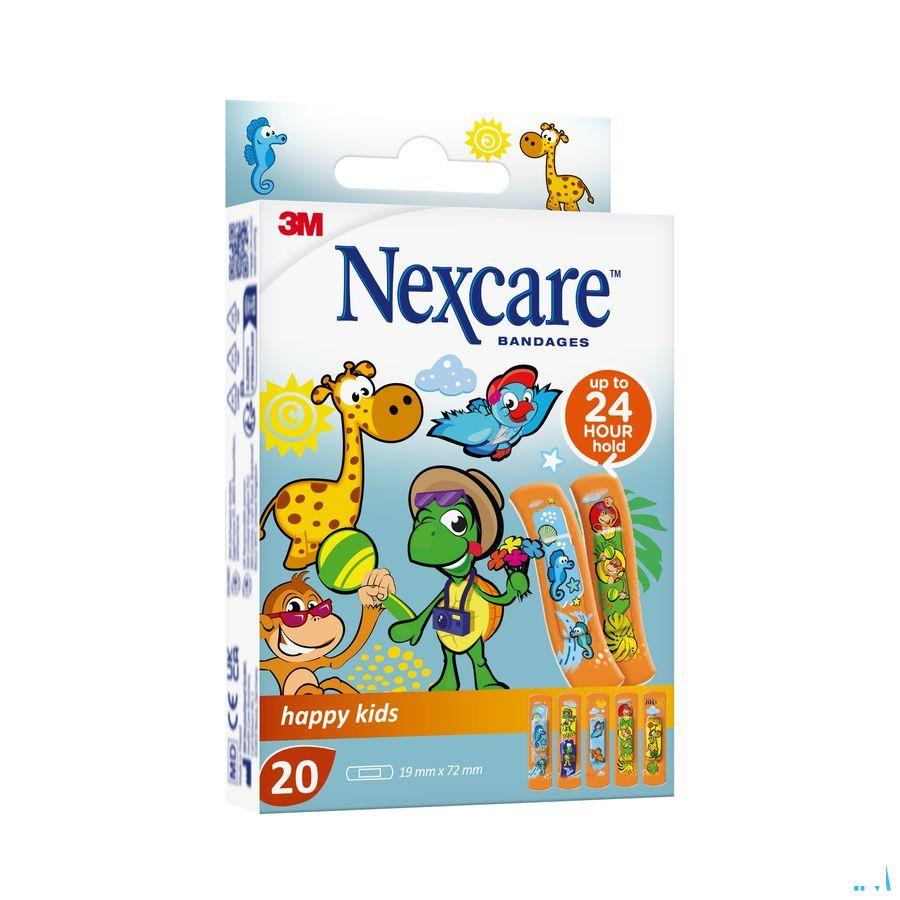 Nexcare 3M Happy Kids Strips 20 N0920Nlw  -  3M