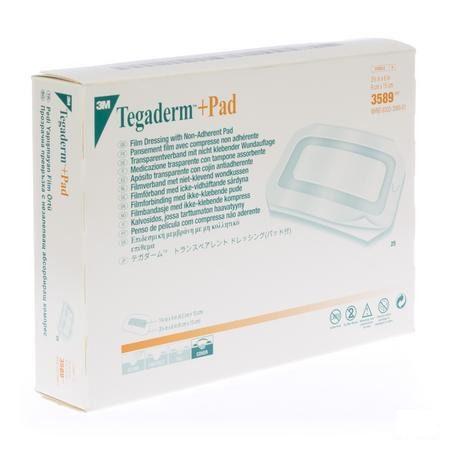 Tegaderm + Pad 3m Transp Steril 9cmx15cm 25 3589  -  3M