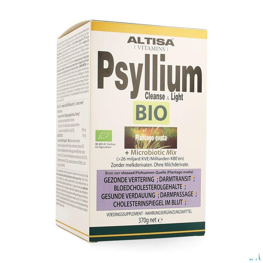 Altisa Cleanse & light Psyllium Probiotica Bio 370 gr  -  Dieximport