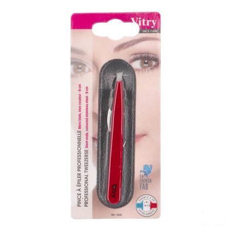 Vitry Classic Pince Epil Prof Oblique Inox 1022  -  Vitry
