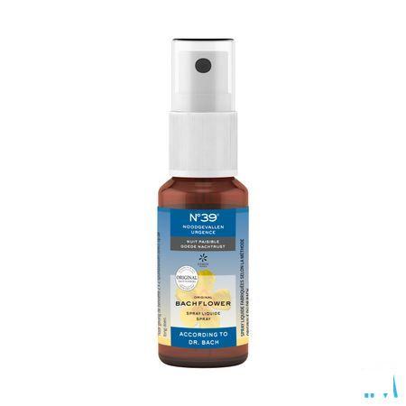 Bachbloesem Bio Nr 39 Noodgevallen Nacht Spray 20 ml  -  Eureka Pharma