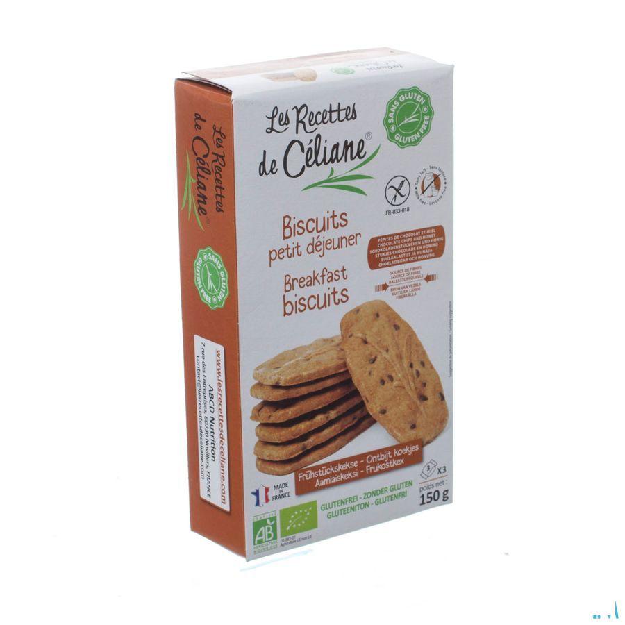 Celiane Ontbijtkoekjes Bio 150 gr 4086  -  Revogan