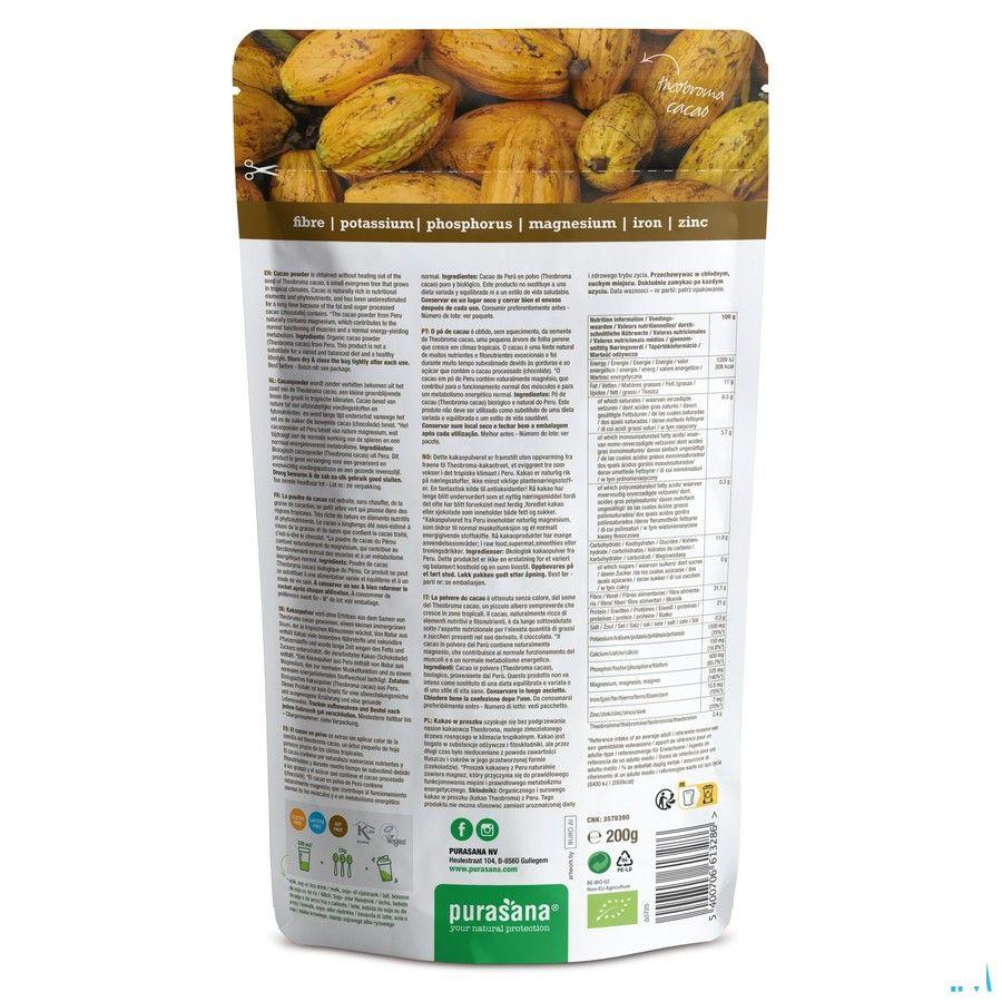 Purasana Poudre De Cacao 200 gr Be-bio-02