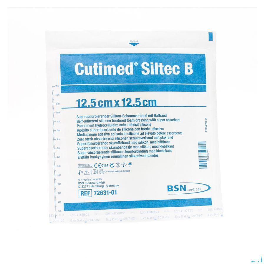 Cutimed Siltec B Kp Steriel 12,5x12,5cm 1 7328401