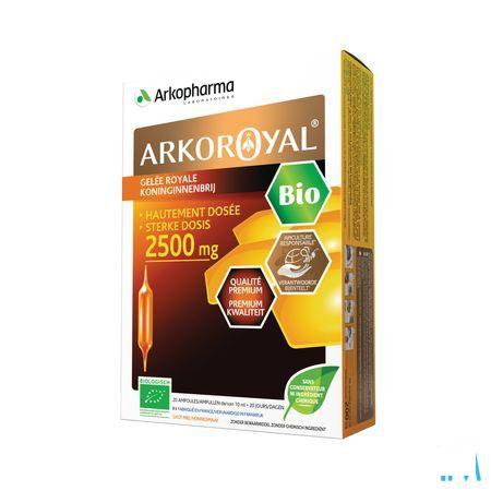 Arkoroyal Bio 2500 mg Amp 20  -  Arkopharma
