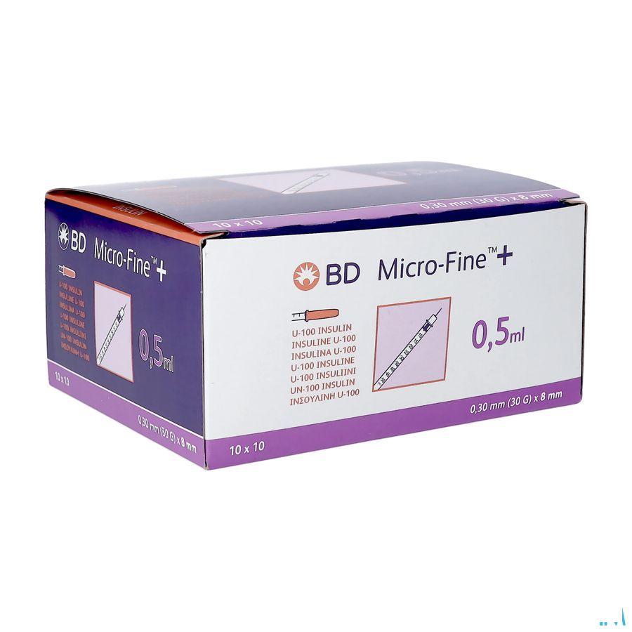 Bd Microfine+ Ins.Spuit 0,5  ml 30G 8,0Mm100 324825