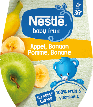 Nestle Baby Fruit Pomme Banane 2 x 130 gr