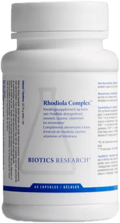 Biotics Rhodiola Complex 60 capsules  -  Energetica Natura