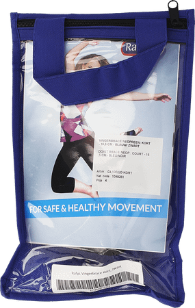 Rafys Vingerbrace Neop. Blauw Kort 15,5cm 220
